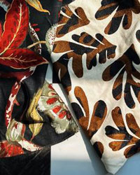 Color Theory Jungle Room Fabric