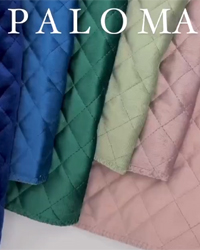 Aria and Paloma Quilted Velvet Fabric