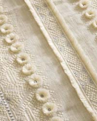 Linen Embroideries Fabric