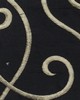 Catania Silks Vine Embroidery Black