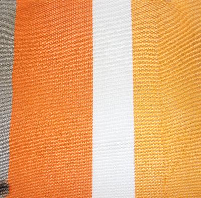 Chella Bermuda Stripe 63 Tangerine in Chella Orange Drapery-Upholstery Solution-Dyed  Blend Stripes and Plaids Outdoor  Wide Striped   Fabric