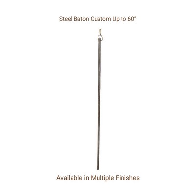  Steel Baton Steel Baton Custom to 60in Length
