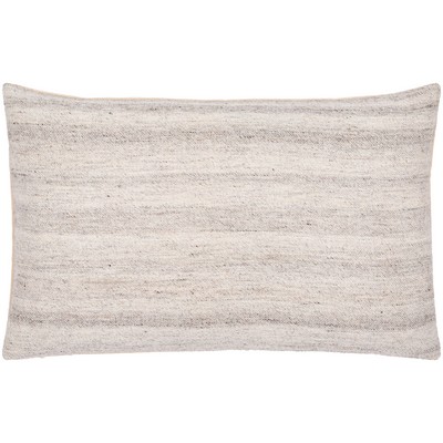 Surya Bonnie Pillow Kit Bonnie BIE001-1422P White Front: 50% Cotton, Front: 50% Wool, Back: 100% Cotton Contemporary Modern Pillows All the Pillows 
