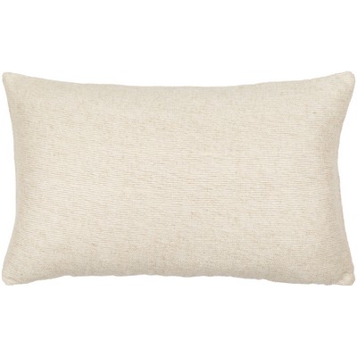 Surya Sallie Pillow Cover Sallie IEA001-1422 Beige Front: 90% Viscose, Front: 10% Linen, Back: 100% Cotton Contemporary Modern Pillows All the Pillows 