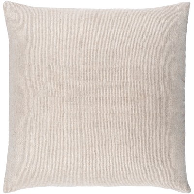 Surya Sallie Pillow Cover Sallie IEA001-2020 Beige Front: 90% Viscose, Front: 10% Linen, Back: 100% Cotton Contemporary Modern Pillows All the Pillows 