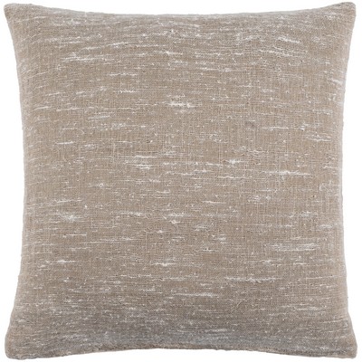 Surya Romona Pillow Kit Romona RMA001-1818P Beige Front: 50% Linen, Front: 50% Polyester, Back: 100% Cotton Contemporary Modern Pillows All the Pillows 