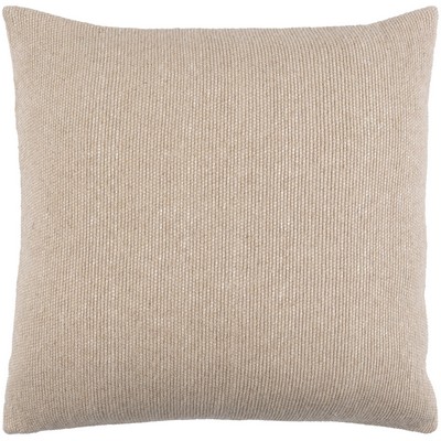 Surya Willa Pillow Cover Willa WIA001-1818 Beige Front: 45% Viscose, Front: 35% Cotton, Front: 20% Linen, Back: 100% Cotton Contemporary Modern Pillows All the Pillows 