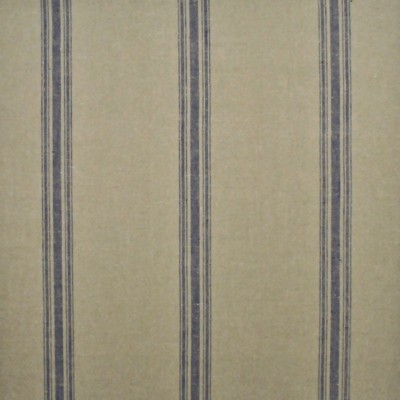 Ralph Lauren Beauvais Grain Sack Dark Blue in ARCHIVAL TRAVELER Blue Linen Stripes and Plaids Linen Striped 