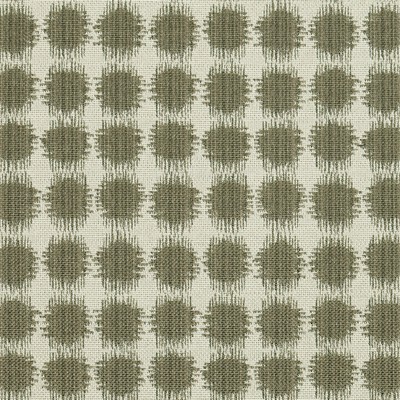 Sabine 169 Taupe Brown COTTON/42%  Blend Fire Rated Fabric Medium Duty Polka Dot  Ikat  Fabric