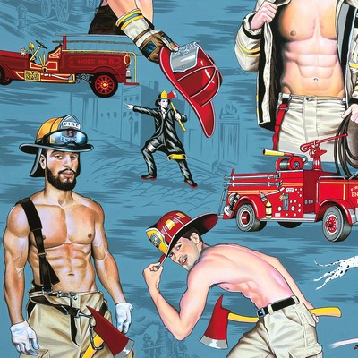 Alexander Henry Feel The Heat Blue 9041b