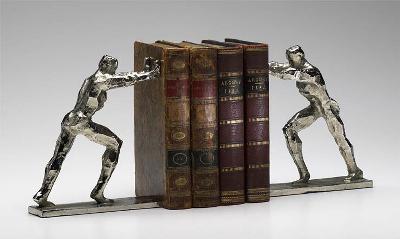 Cyan Design Iron Man Bookends Silver