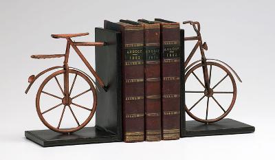 Cyan Design Bicycle Bookends Muted Rust