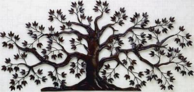 Dr  Livingstone Rusted Brown Tree Wall Art 