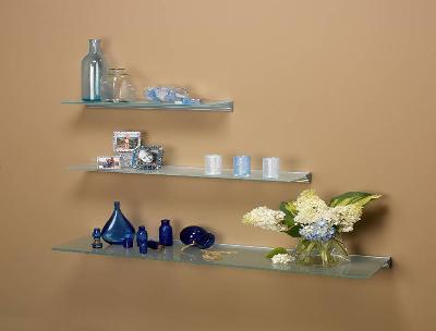 Amore Designs Glace Glass Wall Shelf 