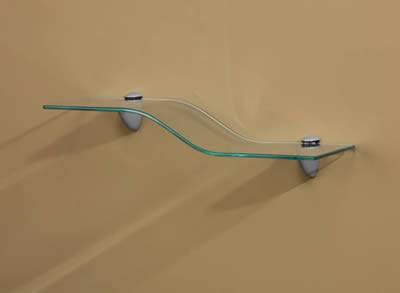 Amore Designs Mini Verve Glass Wall Shelf Kit 