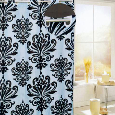 Carnation Home Fashions  Inc Beacon Hill Shower Curtain Chocolate