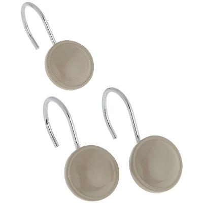 Carnation Home Fashions  Inc Color Rounds Shower Hooks Linen