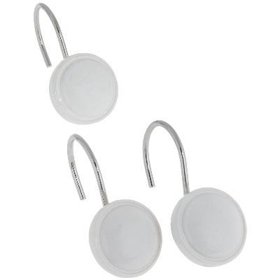 Carnation Home Fashions  Inc Color Rounds Shower Hooks White