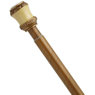 Carnation Home Fashions  Inc Lakewood Decorative Tension Rod Gold