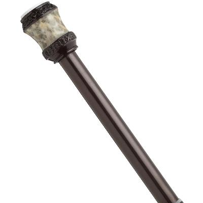 Carnation Home Fashions  Inc Lakewood Decorative Tension Rod Oil Rubbed Bronze
