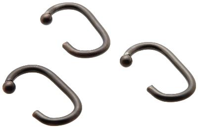 Carnation Home Fashions  Inc C Shower Curtain Hooks Oil Rubbed Bronze