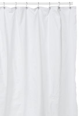 Carnation Home Fashions  Inc Hotel Quality 8 Gauge Vinyl Shower Curtain Liner White
