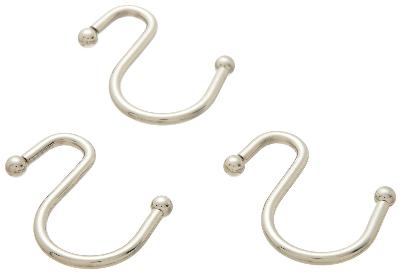 Carnation Home Fashions  Inc S Shower Curtain Hooks Brushed Nickel