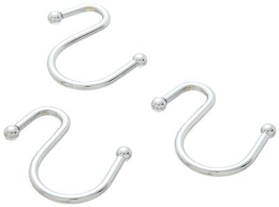 Carnation Home Fashions  Inc S Shower Curtain Hooks Chrome