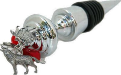 Classic Legacy Wolf Wine Stopper 