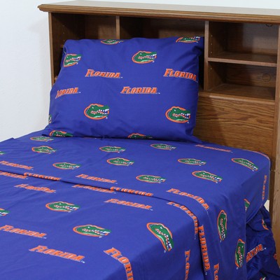 College Covers Florida Gators Sheet Set - Blue 