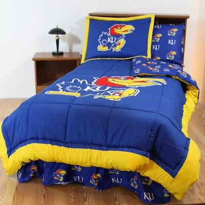 College Covers Kansas Jayhawks Bed-in-a-Bag Set 