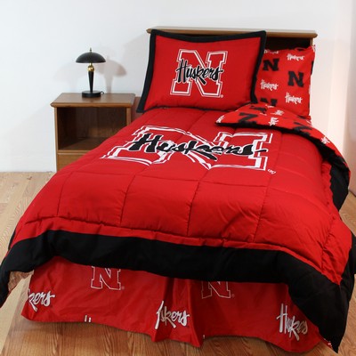 College Covers Nebraska Cornhuskers Bed-in-a-Bag Set 