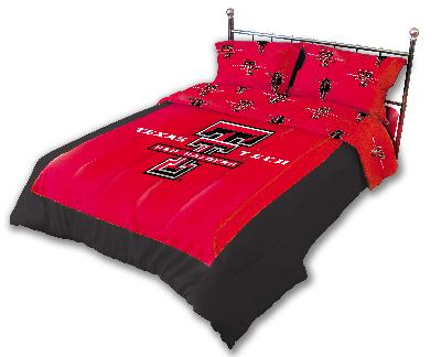 College Covers Texas Tech Red Raiders Full Comforter Set 