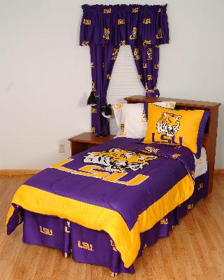 College Covers Louisiana State Tigers Queen Bed-n-a-Bag Set 