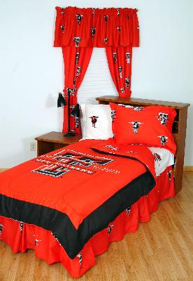 College Covers Texas Tech Red Raiders King Bed-n-a-Bag Set 