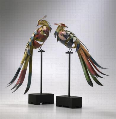 Cyan Design Multicolored Birds Set 