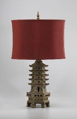 Cyan Design Pagoda Table Lamp Antique Gold
