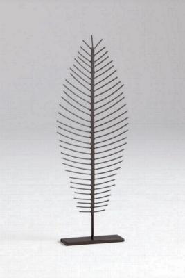 Cyan Design Small Skeleton Leaf Graphite Finish