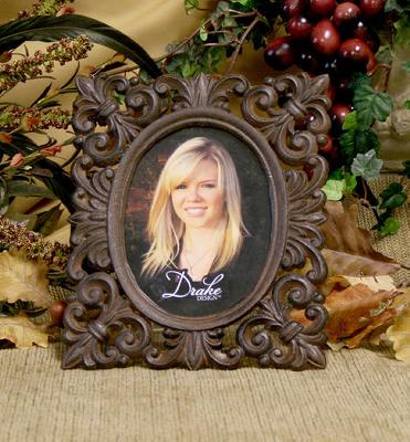 Drake Design 4x6 Oval Cast Iron Frame 