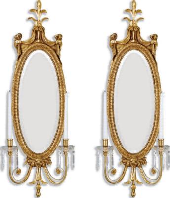 Friedman Brothers Leighton Mirrored Sconce 