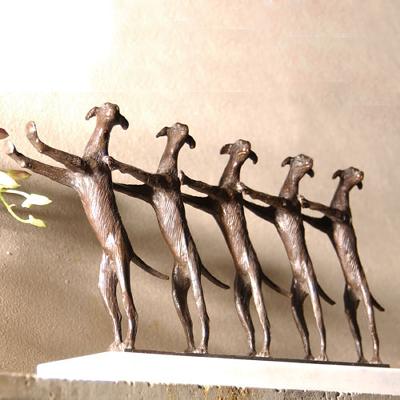 Global Views Golden Conga Line 