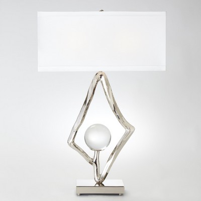 Global Views Abstract Lamp Nickel