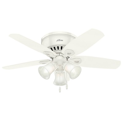 Hunter Fan Co Builder Low Profile Snow White