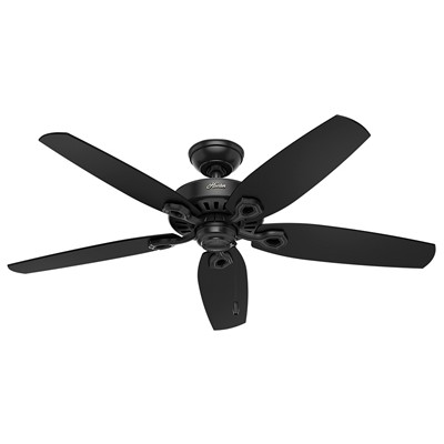 Hunter Fan Co Builder Elite Damp Matte Black Finish