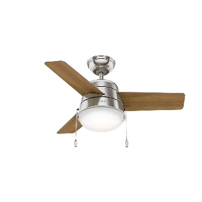 Hunter Fan Co Aker Brushed Nickel