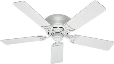 Hunter Fan Co 52in Low Profile III White