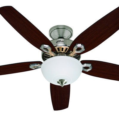 Hunter Fan Co Builder Deluxe 52inch Brushed Nickel