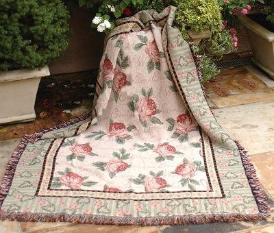 Manual Woodworkers and Weavers  Inc Warm Embrace Tapestry Throw 