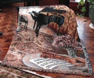 Manual Woodworkers and Weavers  Inc Music Room Tapestry Throw 