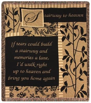 Manual Woodworkers and Weavers  Inc Stairway to Heaven Tapestry Throw 